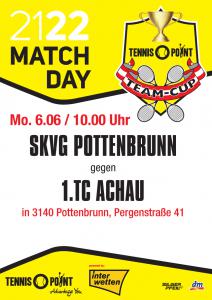 Teamcup 24+ / SKVg Pottenbrunn gegen 1.TCA / MO 06.06.2022 / 10:00 Uhr